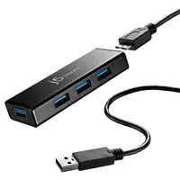 j5create JUH340-N Mini HUB USB 3.0 de 4 puertos - UE/RU