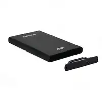 TooQ TQE-2522B caja para disco duro externo Caja de disco duro (HDD) Negro 2.5\