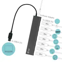 i-tec Metal Superspeed USB 3.0 7-Port Hub