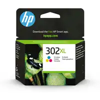 HP Cartucho de tinta original 302XL de alta capacidad tricolor