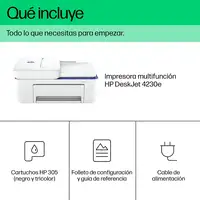 HP DeskJet 4230e Inalámbrico All-in-One Color Impresora, Servicio Instant Ink; Fot