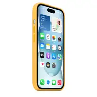 Apple Funda de silicona con MagSafe para el iPhone 15 - Amarillo solar