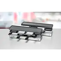 Rommelsbacher RC 1600 parrilla de interior 8 personas(s) 795 W Negro, Plata