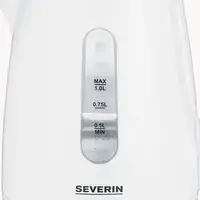 Severin WK 3411 tetera eléctrica 1 L 2200 W Blanco