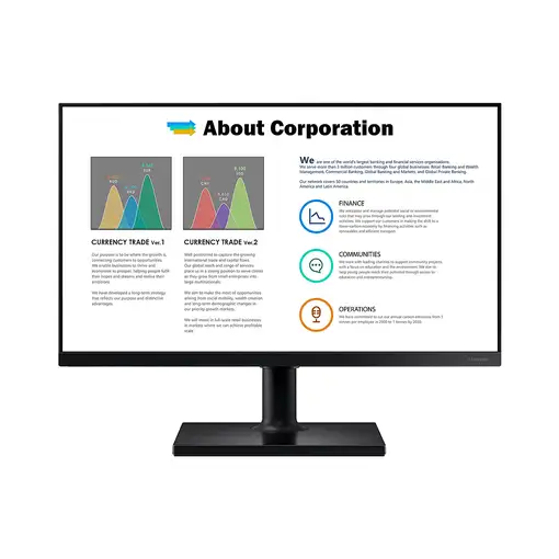 Samsung T45F pantalla para PC 68,6 cm (27\) 1920 x 1080 Pixeles Full HD LCD Negro