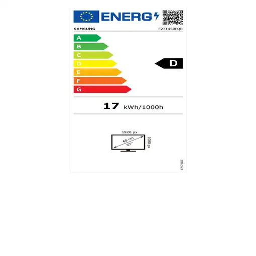 Samsung T45F pantalla para PC 68,6 cm (27\) 1920 x 1080 Pixeles Full HD LCD Negro