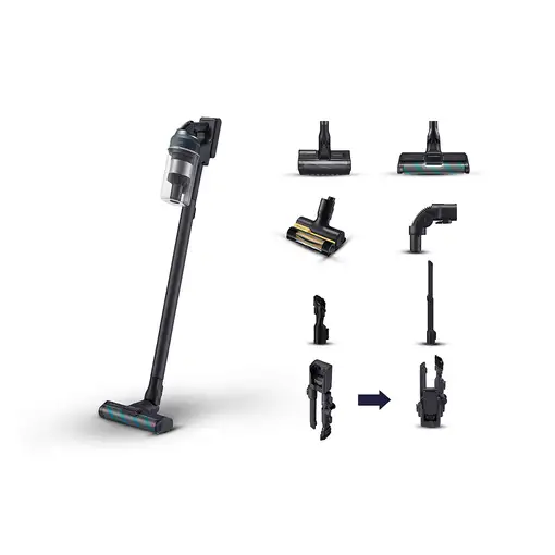 Samsung VS20C8524TB Aspiradora escoba 2 en 1 Batería Secar Sin bolsa 580 W Negro,