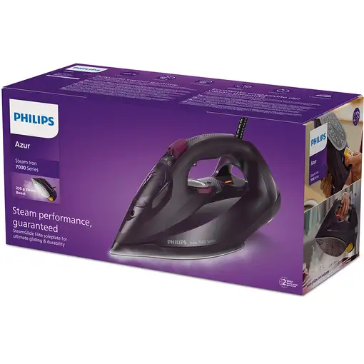 Philips 7000 series Plancha de vapor HV serie 7000 DST7061/30 de color magia púrpu