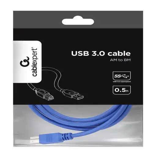 Gembird CCP-USB3-AMBM-6 cable USB 1,83 m USB A USB B Azul