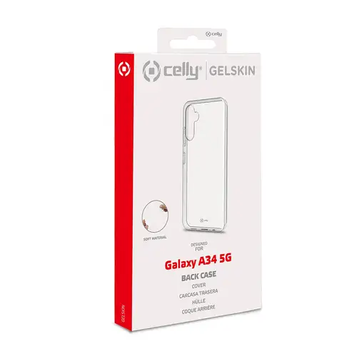 Celly GELSKIN funda para teléfono móvil 16,8 cm (6.6\) Transparente