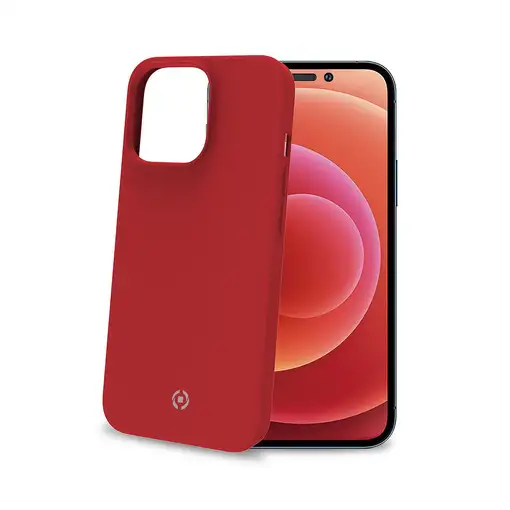 Celly Cromo funda para teléfono móvil 17 cm (6.7\) Rojo