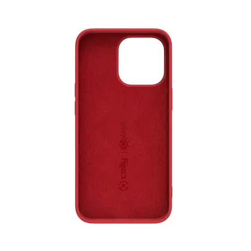 Celly Cromo funda para teléfono móvil 17 cm (6.7\) Rojo