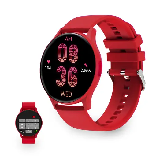 Ksix Smartwatch Core, Pantalla AMOLED 1.43", Aut. 5 días, Modos deporte y salud, L