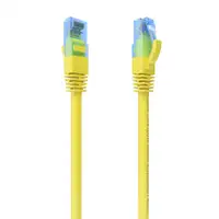 AISENS Cable De Red Latiguillo RJ45 Cat.6 UTP AWG26 CCA, Amarillo, 30 cm
