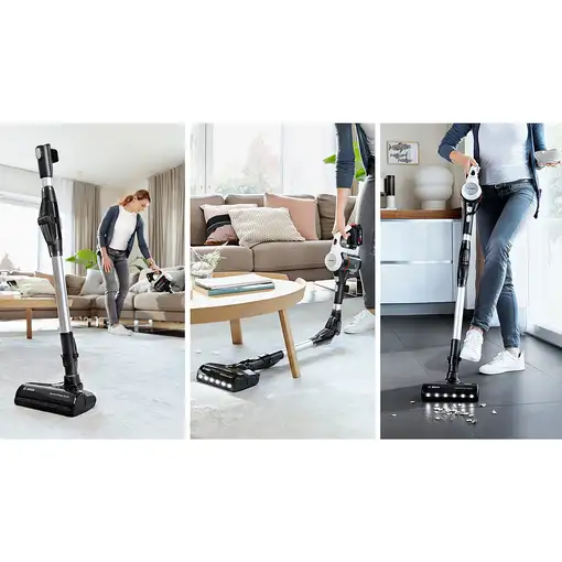 Bosch BSS711W aspiradora de pie y escoba eléctrica Aspiradora escoba Batería Secar