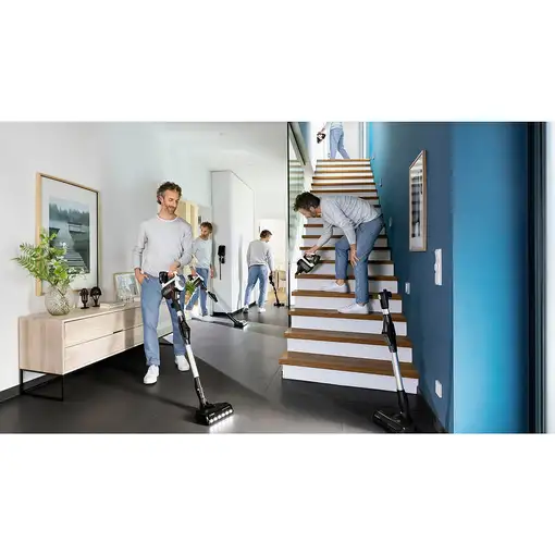 Bosch BSS711W aspiradora de pie y escoba eléctrica Aspiradora escoba Batería Secar