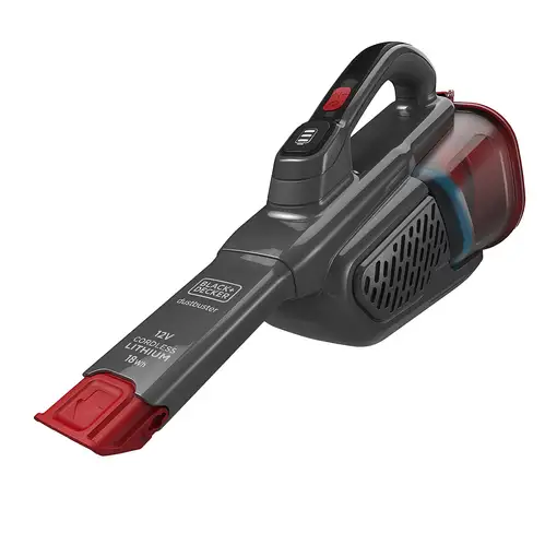 Black & Decker BHHV315J-QW aspiradora de mano Negro, Rojo Sin bolsa
