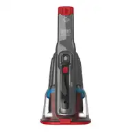 Black & Decker BHHV315J-QW aspiradora de mano Negro, Rojo Sin bolsa