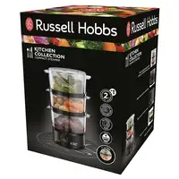 Russell Hobbs 26530-56 vaporizador 3 cesta(s) Independiente 400 W Negro, Translúci