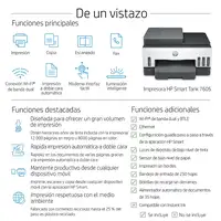 HP Smart Tank 7605 Inalámbrico All-in-One Color Impresora, Impresión a doble cara;