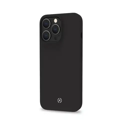 Celly Cromo funda para teléfono móvil 17 cm (6.7\) Negro