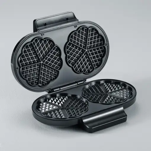 Severin WA 2106 gofrera 2 barquillo(s) 1200 W Negro