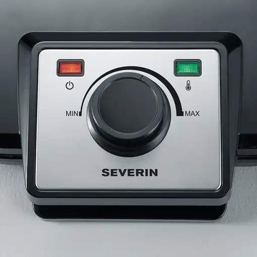 Severin WA 2106 gofrera 2 barquillo(s) 1200 W Negro