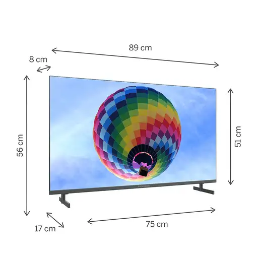 Thomson 40QG4S14 Televisor 101,6 cm (40\) Full HD Smart TV Wifi Gris