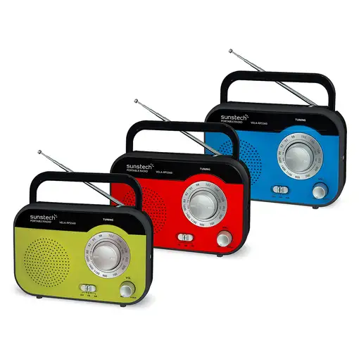 Sunstech RPS560 Portátil Analógica Azul