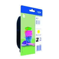 Brother LC221YBP cartucho de tinta 1 pieza(s) Original Amarillo