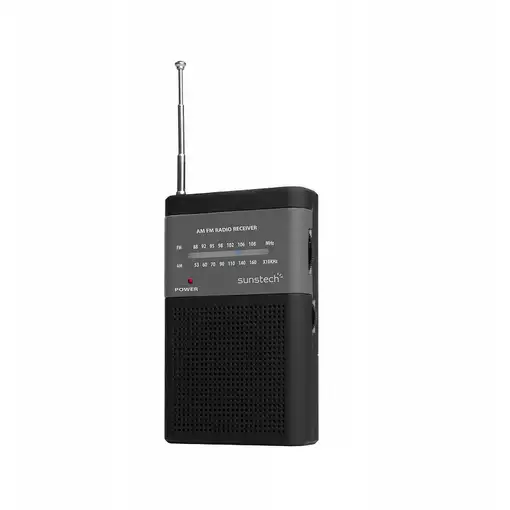 Sunstech RPS42 Portátil Analógica Negro