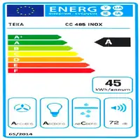Teka 40480330 campana Isla Acero inoxidable 525 m³/h