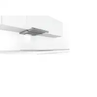 Bosch Serie 4 DFT63AC50 campana Semintegrada (extraíble) Plata 360 m³/h