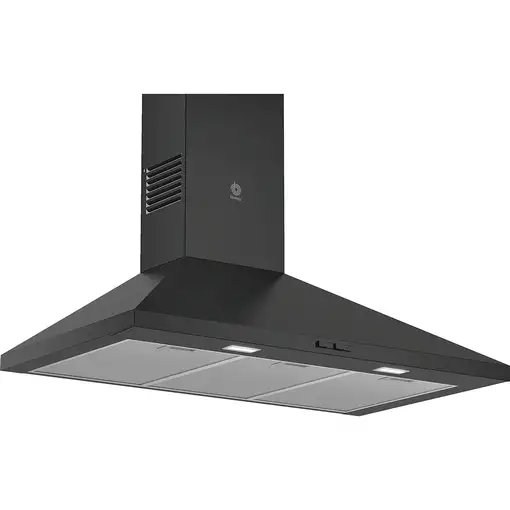 Balay 3BC696MN campana De pared Negro 600 m³/h