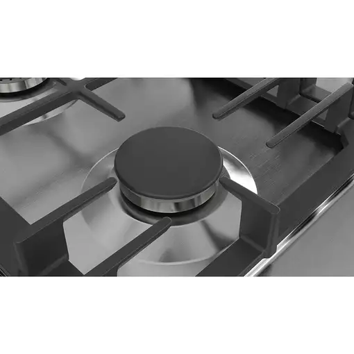 Bosch Serie 6 PCS7A5B90 hobs Acero inoxidable Integrado 75 cm Encimera de gas 5 zo