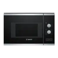 Bosch BFL520MS0 microondas Negro, Acero inoxidable Microondas combinado Integrado