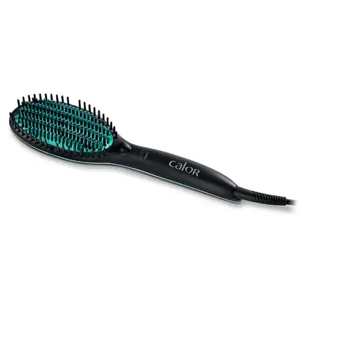Rowenta Power Straight CF5820 Cepillo alisador Caliente Negro, Verde 1,8 m
