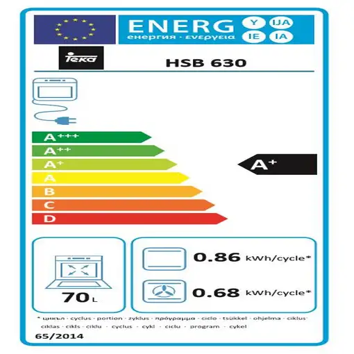 Teka HSB 630 70 L Negro