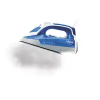 Ufesa PV3280 Plancha vapor-seco Suela de cerámica 2800 W Azul, Blanco