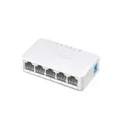 Mercusys MS105 switch No administrado Fast Ethernet (10/100) Blanco