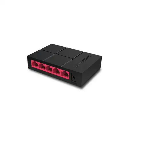 Mercusys MS105G switch No administrado Gigabit Ethernet (10/100/1000) Negro