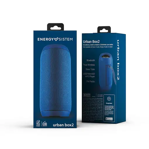 Energy Sistem Urban Box 2 Altavoz portátil estéreo Azul 10 W