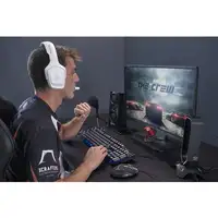 The G-Lab Korp Cobalt Auriculares Alámbrico Diadema Juego Blanco