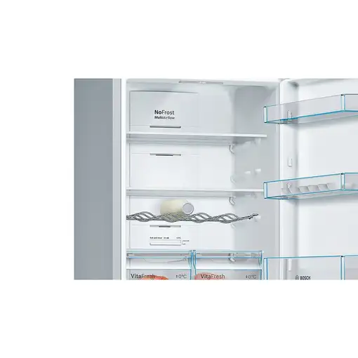 Bosch Serie 4 KGN36VIEA nevera y congelador Independiente 326 L E Acero inoxidable