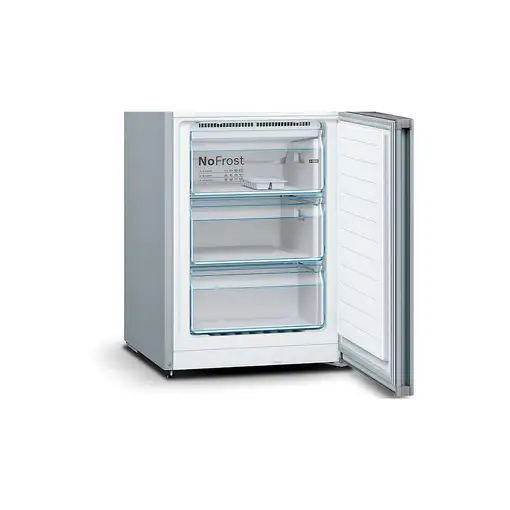 Bosch Serie 4 KGN36VIEA nevera y congelador Independiente 326 L E Acero inoxidable