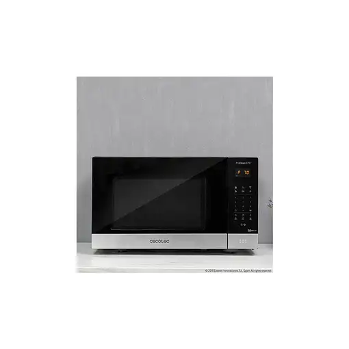 Cecotec ProClean 6110 Acero inoxidable Microondas con grill Encimera 23 L 800 W