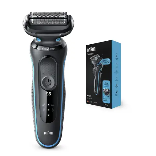 Braun Series 5 50-M1000s Máquina de afeitar de láminas Negro, Azul