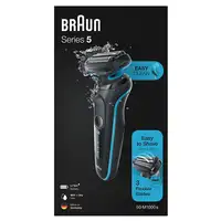 Braun Series 5 50-M1000s Máquina de afeitar de láminas Negro, Azul
