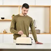 Taurus Vintage Cream 6 2 rebanada(s) 1400 W Negro, Crema de color, Acero inoxidabl