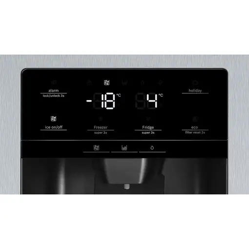 Bosch Serie 6 KAG93AIEP nevera puerta lado a lado Independiente 560 L E Acero inox